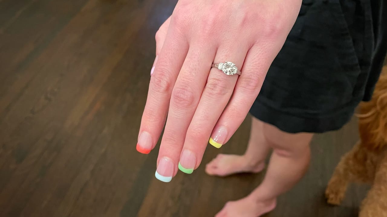 Engagement ring.