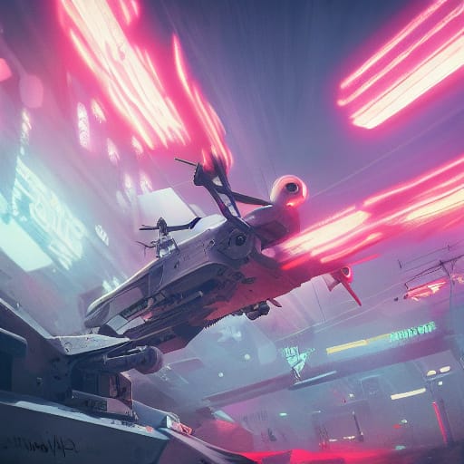 A large space ship