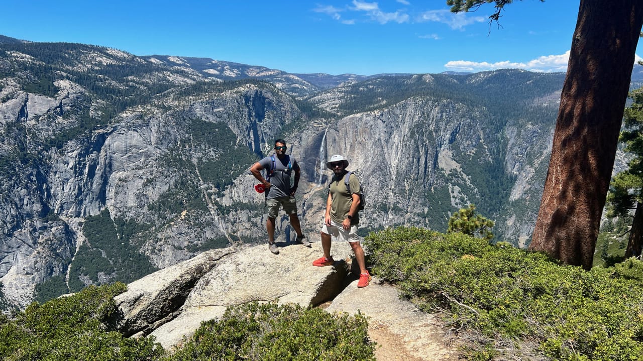 Andi and I at Taft Point.