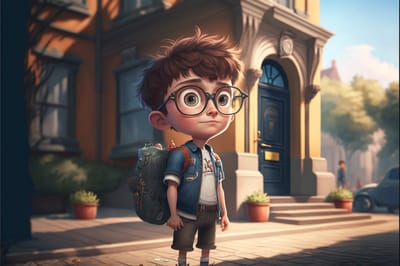 A Children's Story Written and Illustrated by AI