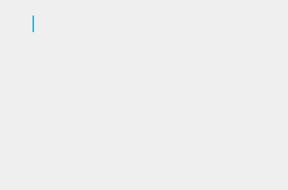 Blank gray editor with a single blue text cursor