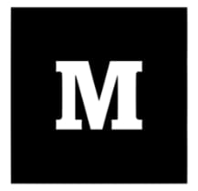 Medium's old logo of a white serif M on a black square