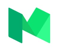 Medium's new logo of a geometric M built from overlapping green planes