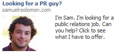 Facebook Job Ad Example 1