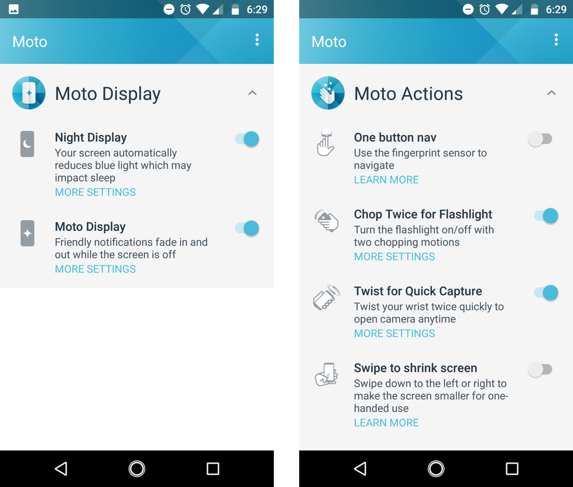 Moto Actions for the Moto G5s Plus